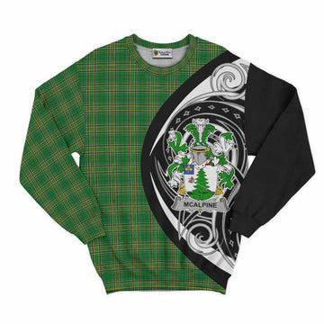 McAlpine Irish Clan Sweatshirt Celtic Circle Style Unisex - Tartan Vibes Clothing