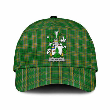 McAlpine Irish Clan Tartan Classic Cap with Coat of Arms