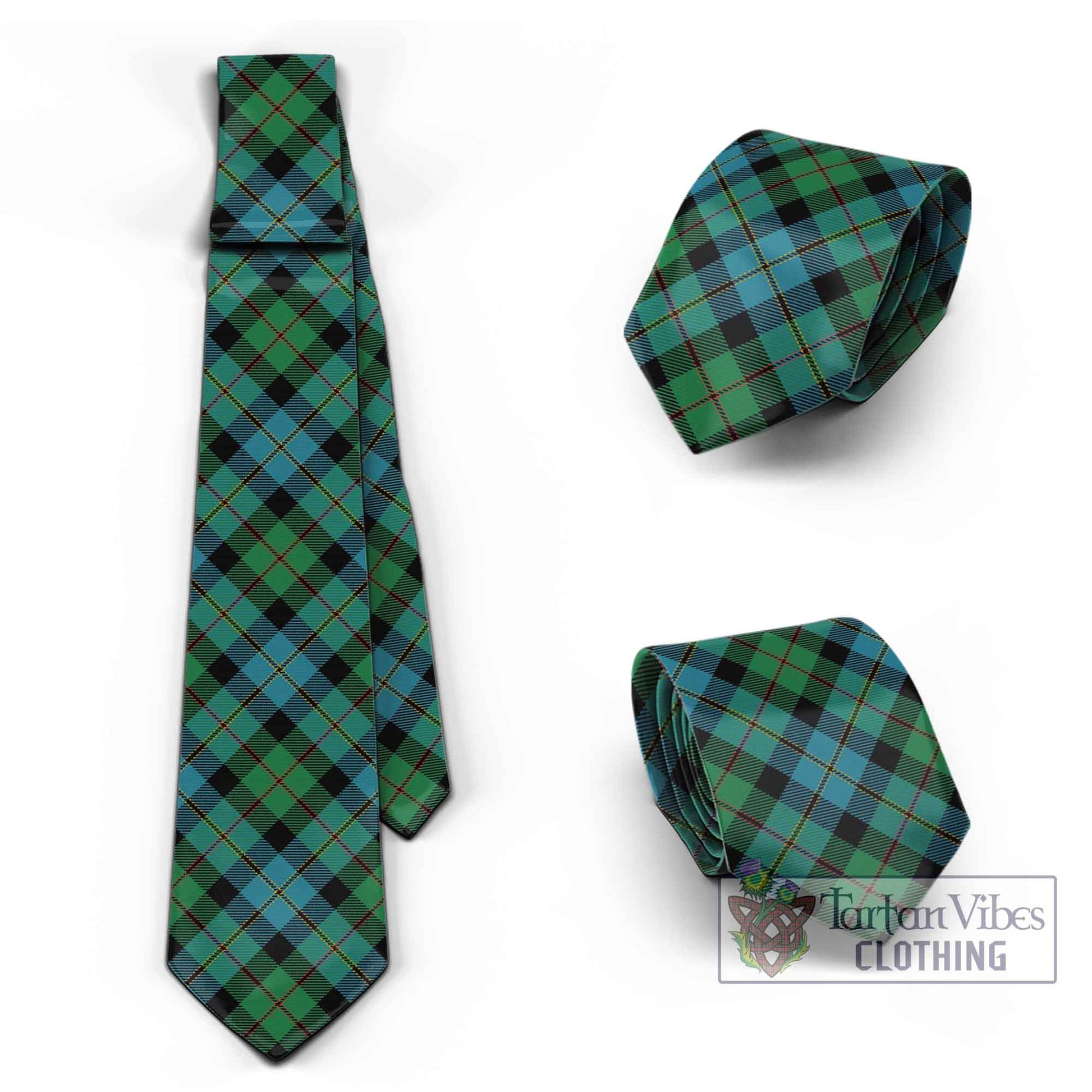 McAskill Ancient Tartan Classic Necktie Cross Style Necktie One Size - Tartan Vibes Clothing