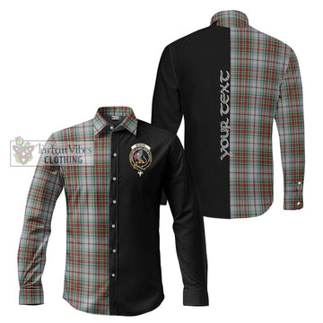 McBain Dress Tartan Long Sleeve Button Shirt with Family Crest and Half Of Me Style Men's Shirt S - Tartanvibesclothing Shop