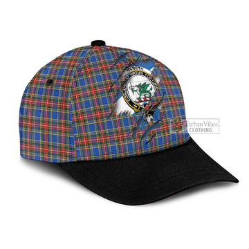 Tartan Vibes Clothing McBeth Tartan Classic Cap with Family Crest In Me Style
