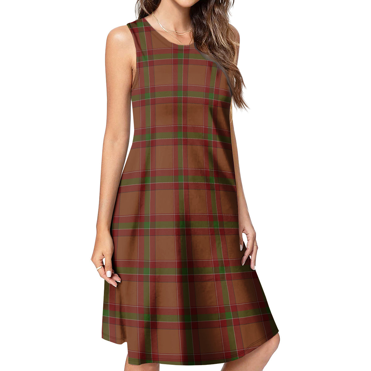 McBrayer Tartan Womens Casual Dresses - Tartanvibesclothing