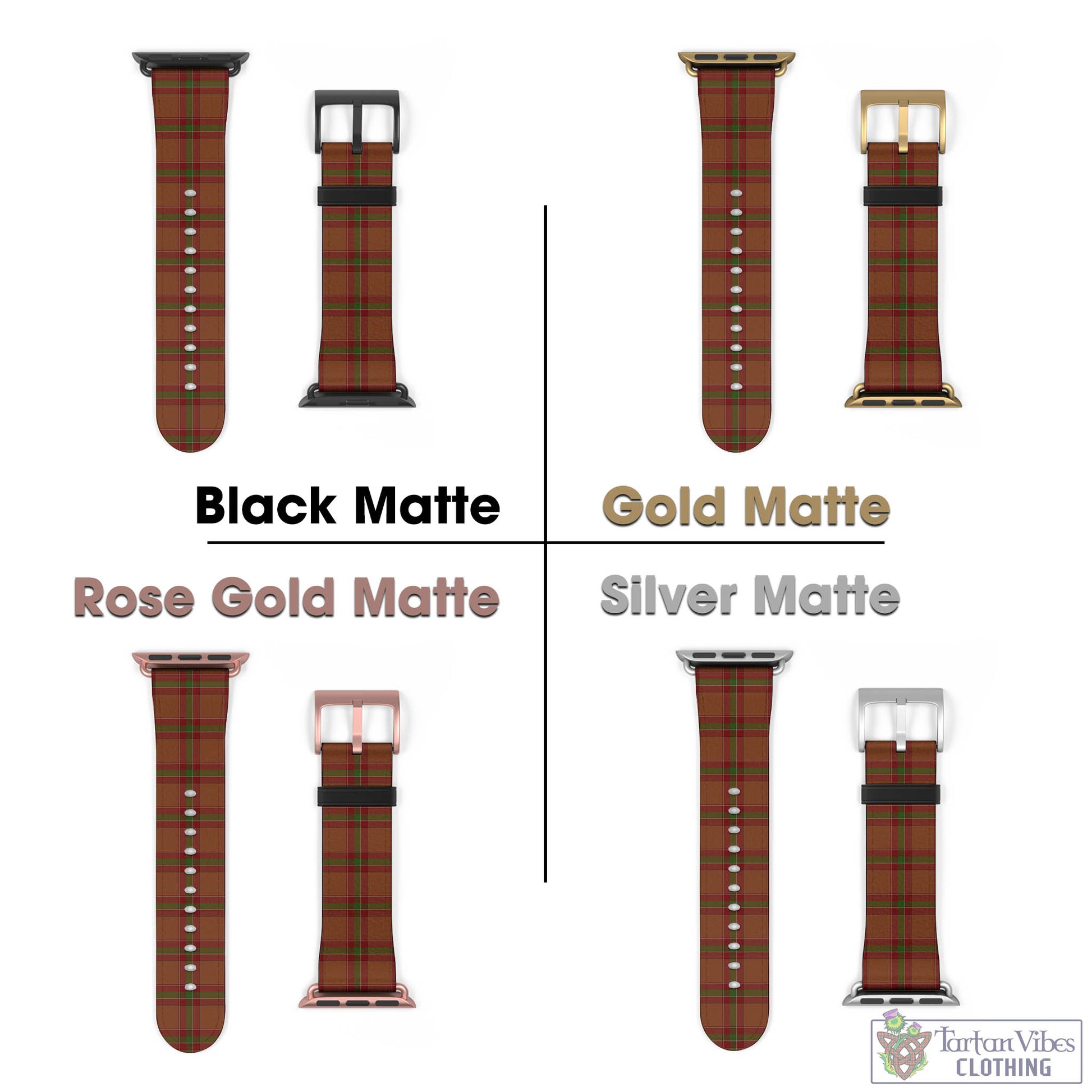 Tartan Vibes Clothing McBrayer Tartan Watch Band