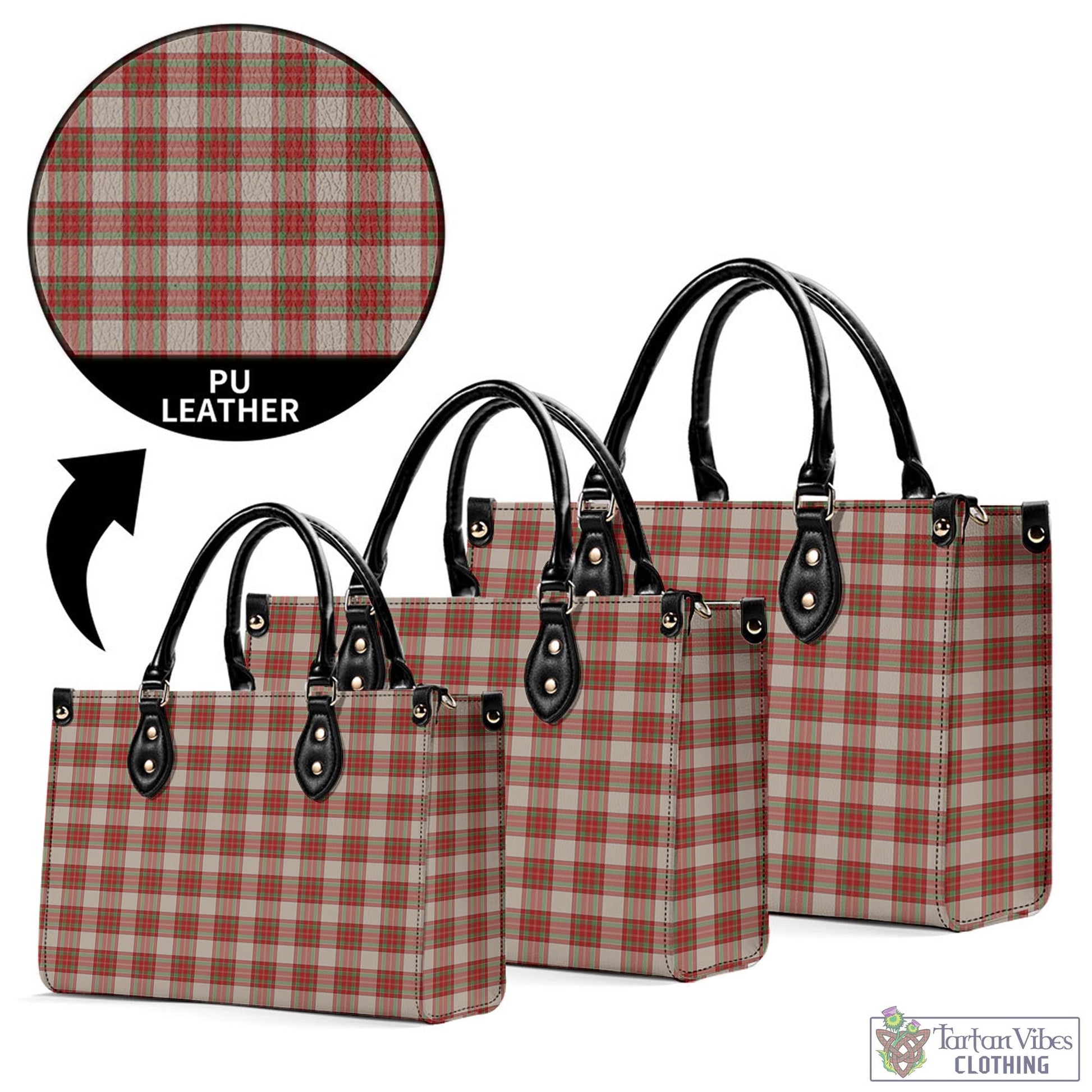 McBrayer Dress Tartan Luxury Leather Handbags - Tartan Vibes Clothing