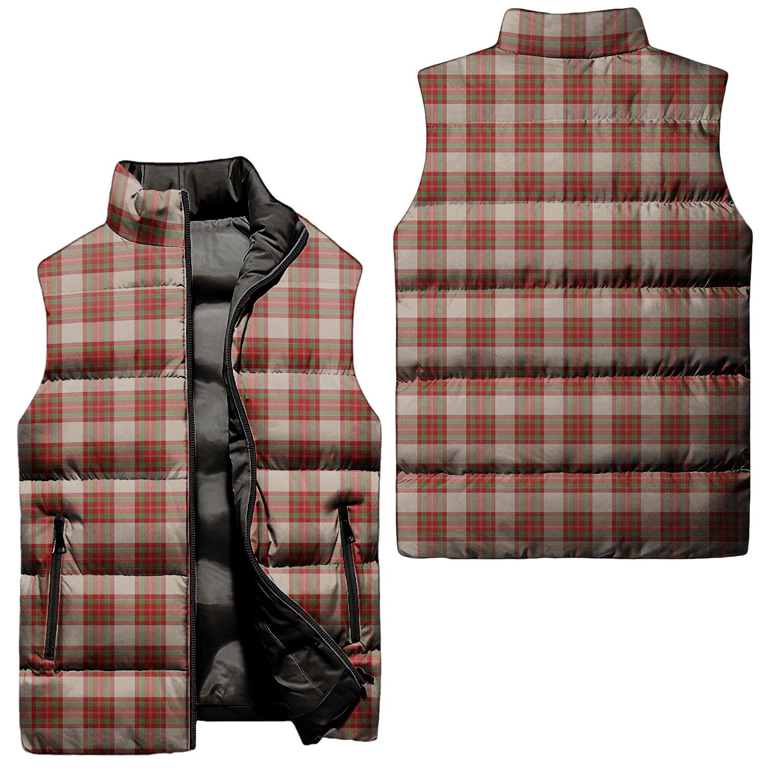 McBrayer Dress Tartan Sleeveless Puffer Jacket Unisex - Tartan Vibes Clothing