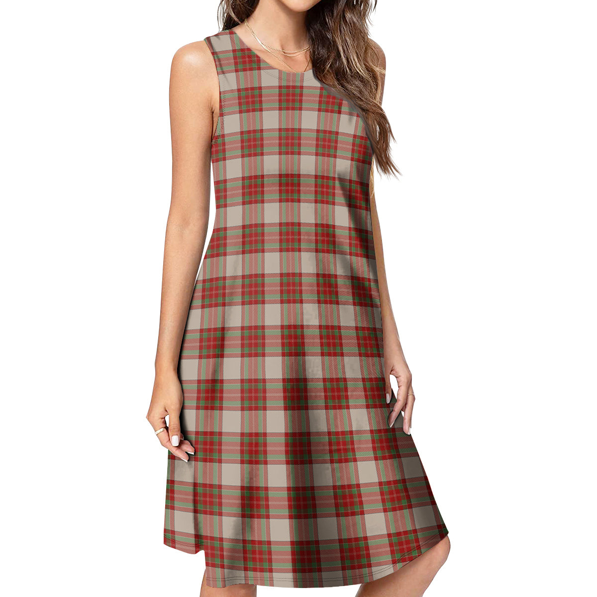 McBrayer Dress Tartan Womens Casual Dresses 4XL - Tartan Vibes Clothing