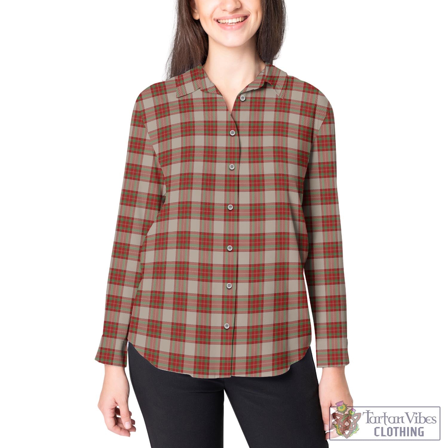 McBrayer Dress Tartan Women's Casual Shirt - Tartan Vibes Clothing