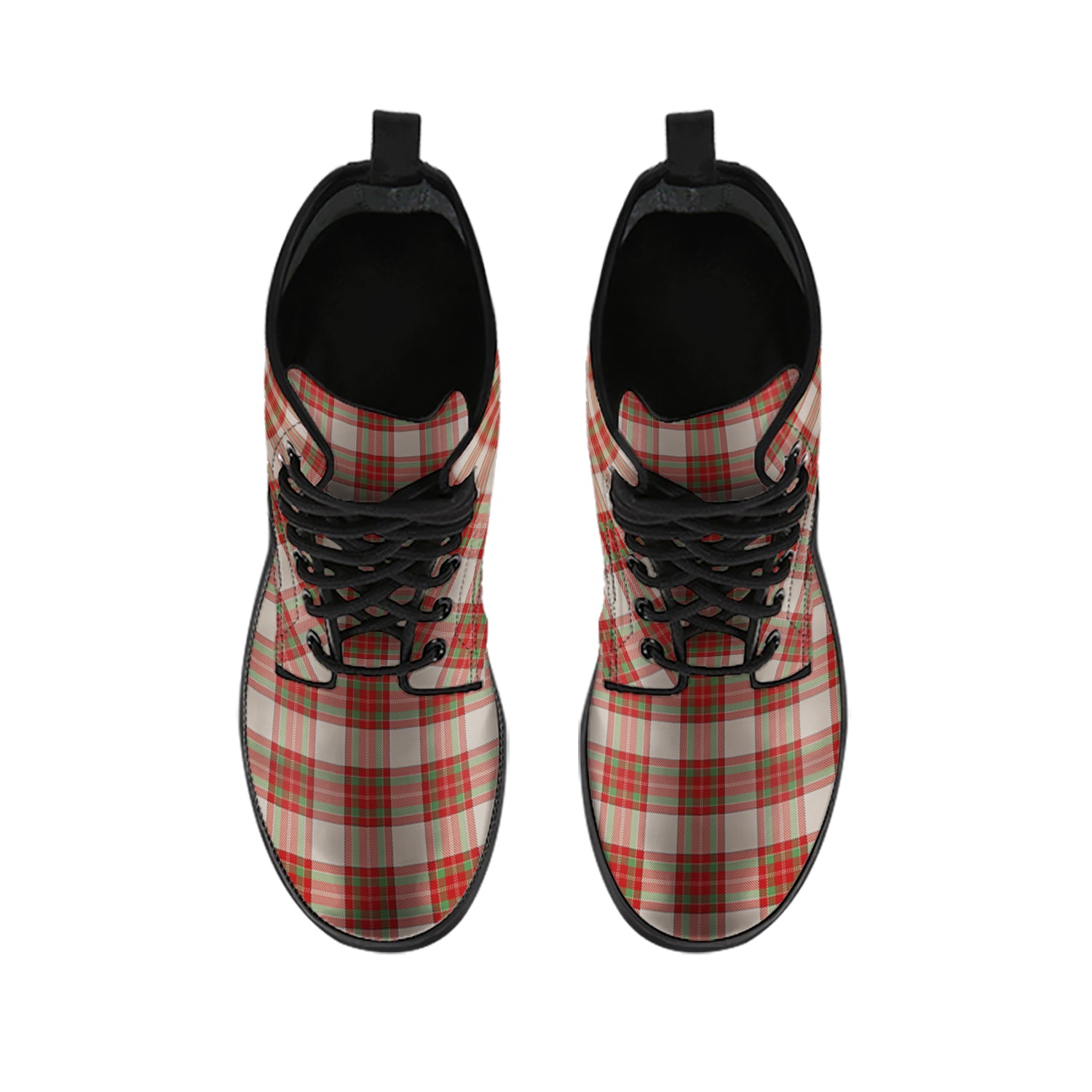 McBrayer Dress Tartan Leather Boots - Tartan Vibes Clothing
