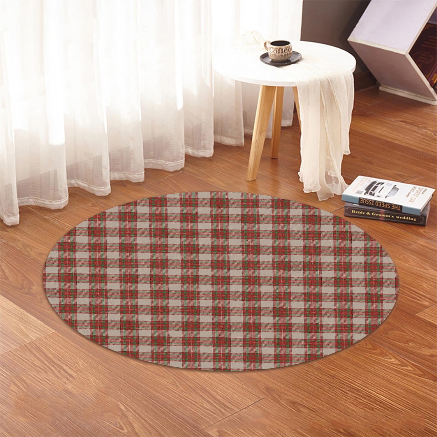 McBrayer Dress Tartan Round Rug - Tartan Vibes Clothing
