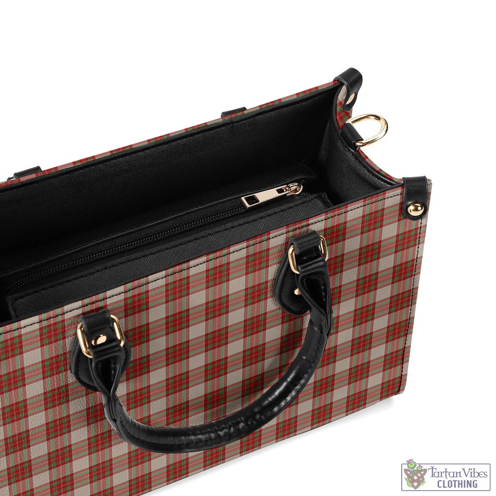 McBrayer Dress Tartan Luxury Leather Handbags - Tartan Vibes Clothing