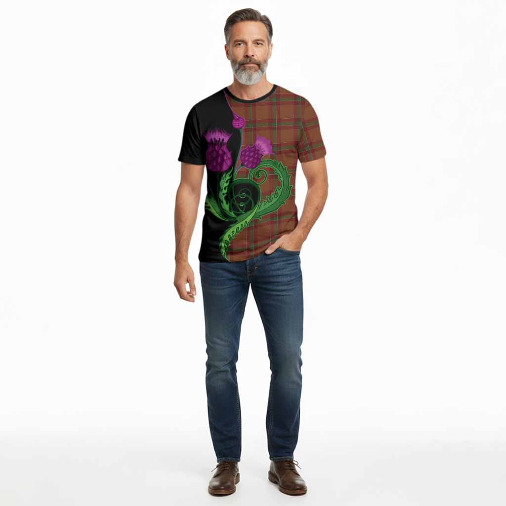 McBrayer Tartan Cotton T-shirt Traditional Scottish Thistle