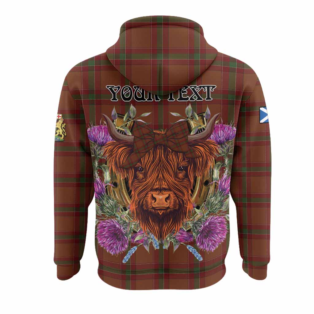 McBrayer Tartan Hoodie Scottish Thistle Heilan Coo