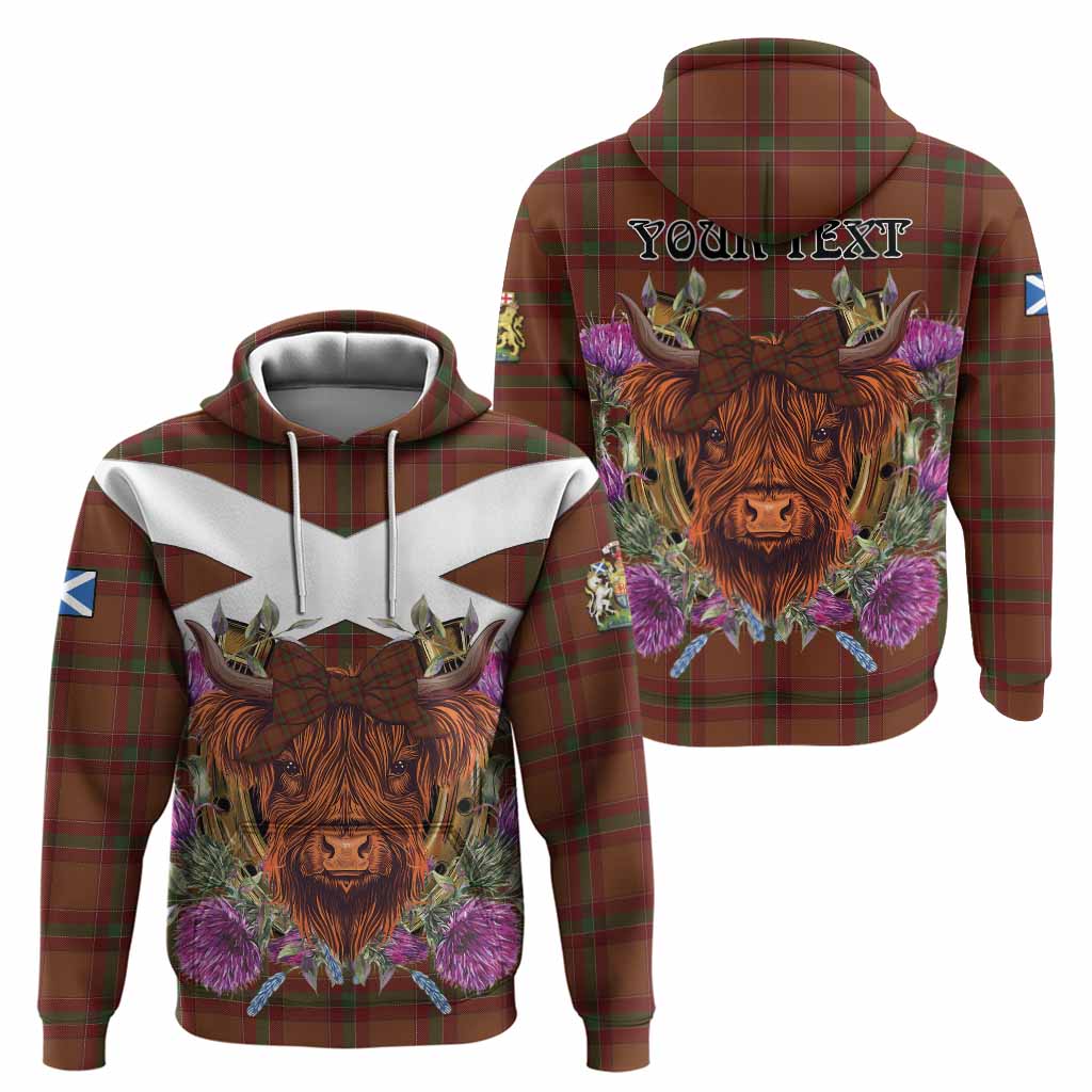 McBrayer Tartan Hoodie Scottish Thistle Heilan Coo