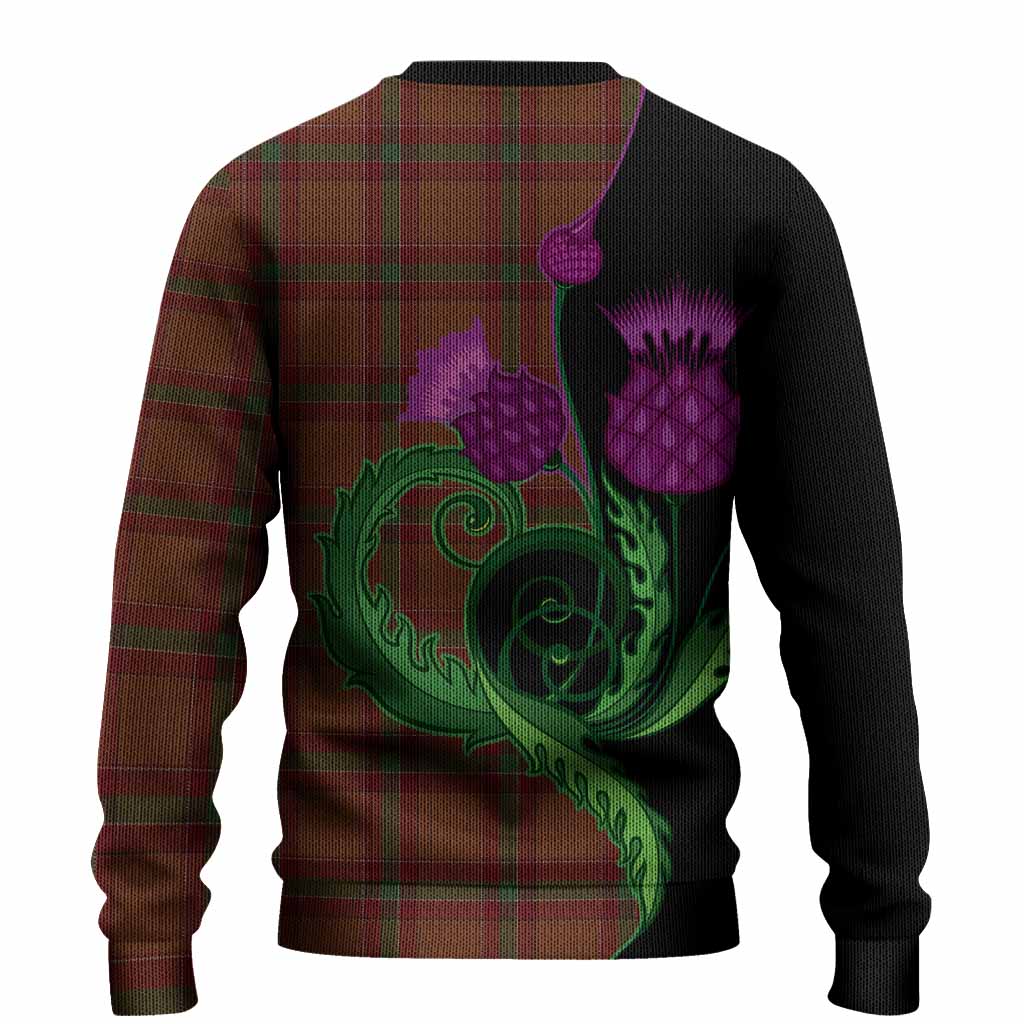 McBrayer Tartan Knitted Sweater Traditional Scottish Thistle