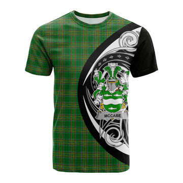 McCabe Irish Clan Cotton T-shirt Celtic Circle Style Kid's Shirt - Tartan Vibes Clothing
