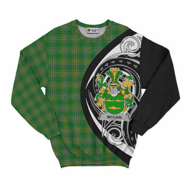 McCain Irish Clan Sweatshirt Celtic Circle Style Unisex - Tartan Vibes Clothing
