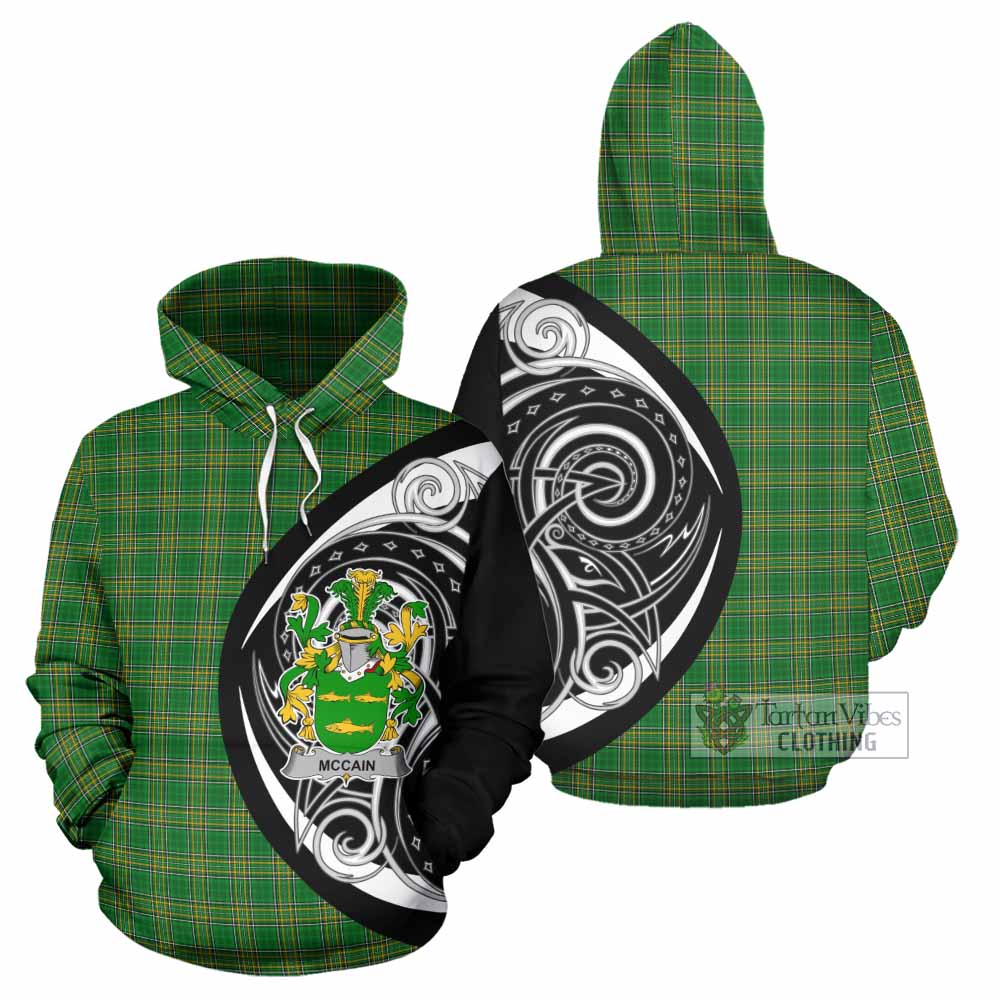 Tartan Vibes Clothing McCain Irish Clan Hoodie Celtic Circle Style