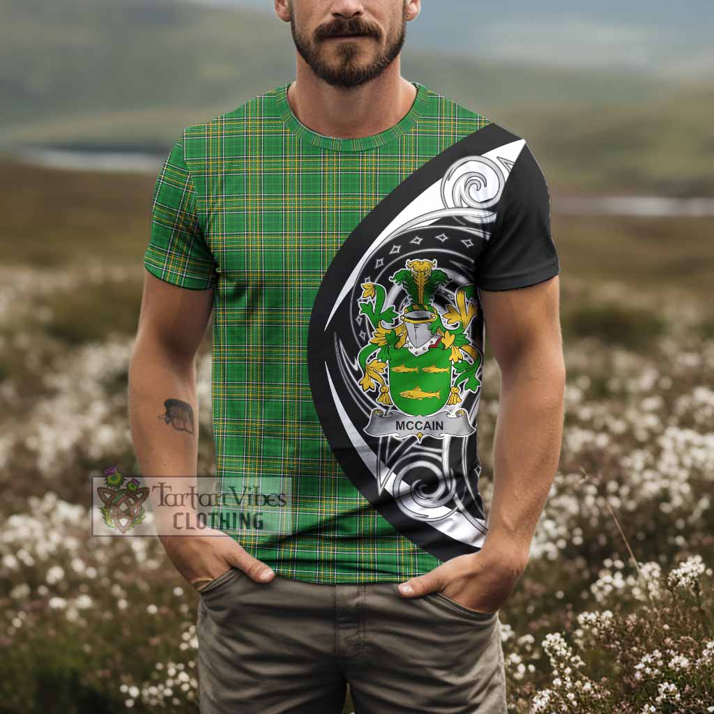 McCain Irish Clan T-Shirt Celtic Circle Style - Tartan Vibes Clothing