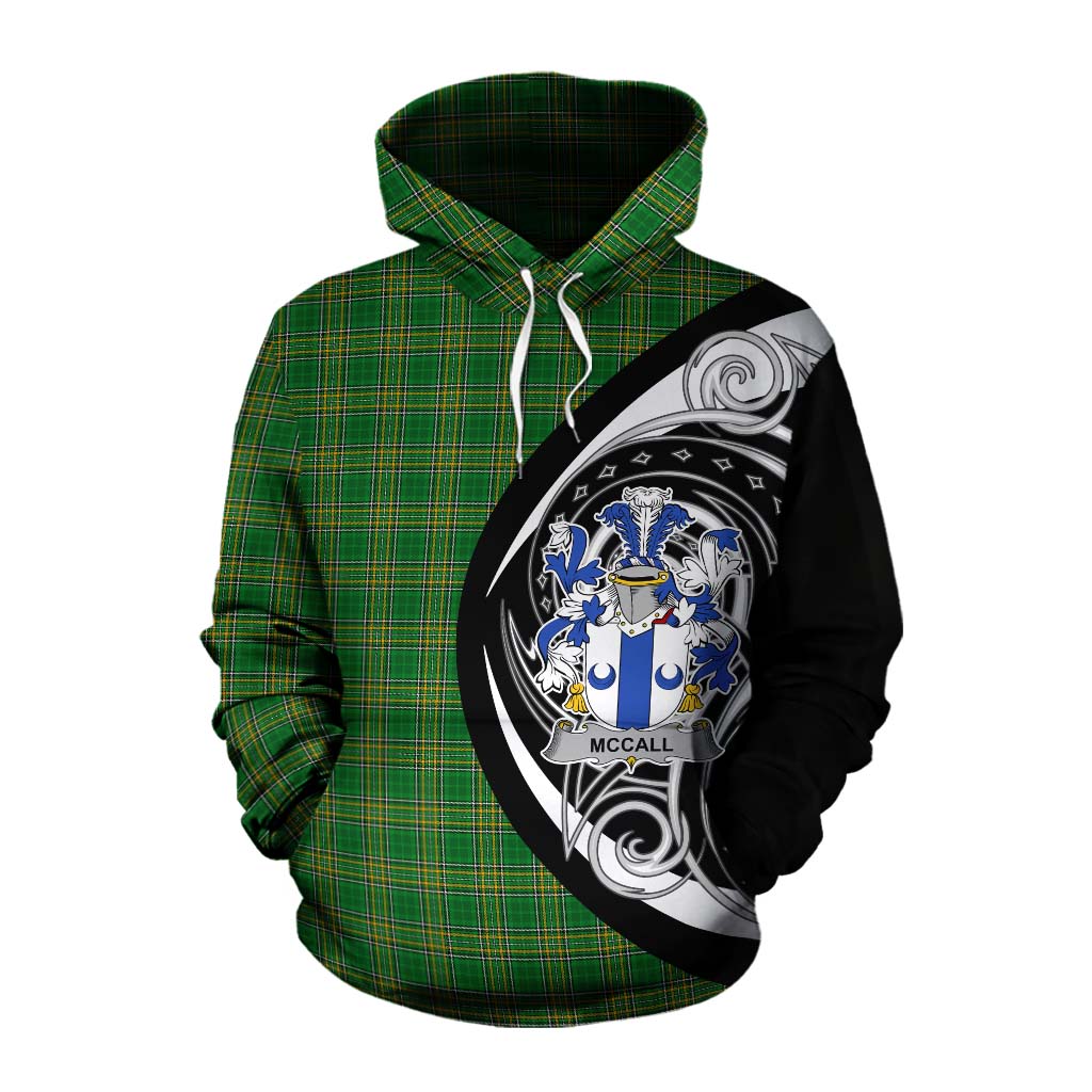 McCall Irish Clan Cotton Hoodie Celtic Circle Style Pullover Hoodie XS - Tartan Vibes Clothing