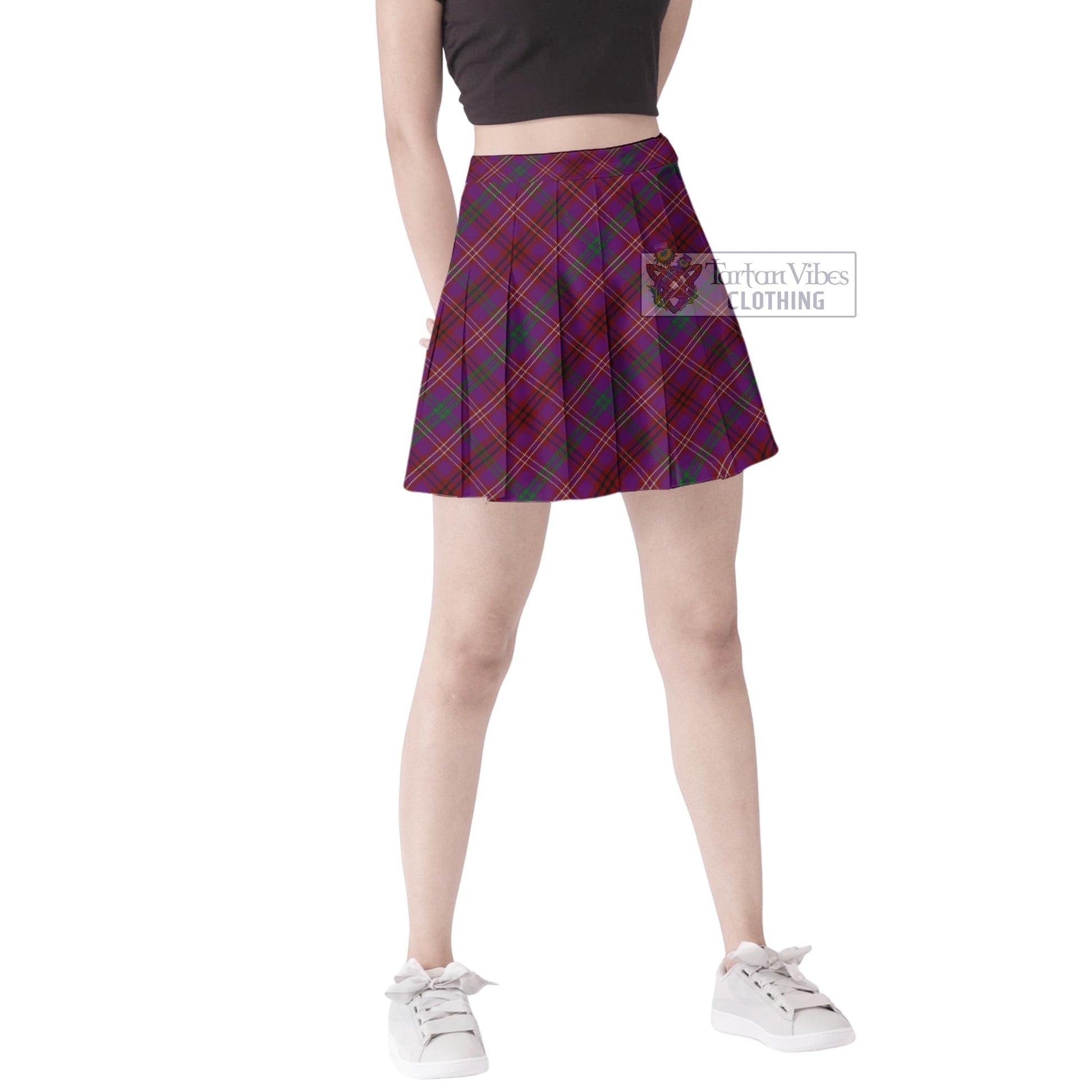 McCall (Caithness) Tartan Women's Plated Mini Skirt Cross Style Female - Tartan Vibes Clothing