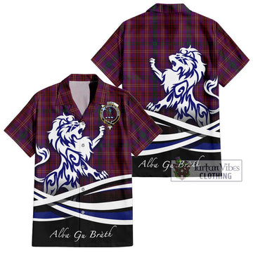 McCall (Caithness) Tartan Hawaiian Shirt with Alba Gu Brath Regal Lion Emblem Kid - Tartan Vibes Clothing