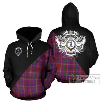 McCall (Caithness) Tartan Hoodie with Family Crest and Military Logo Style Zip Hoodie - Tartan Vibes Clothing