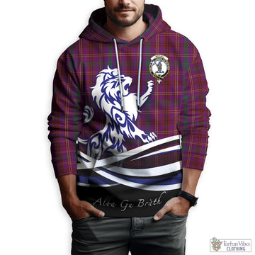 McCall (Caithness) Tartan Hoodie with Alba Gu Brath Regal Lion Emblem Zip Hoodie - Tartan Vibes Clothing