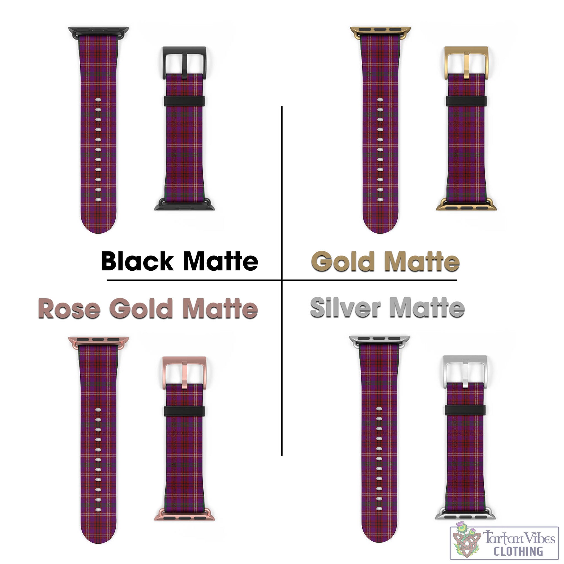 McCall (Caithness) Tartan Watch Band 42 - 45 mm - Tartan Vibes Clothing