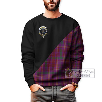 McCall (Caithness) Tartan Sweatshirt with Family Crest and Military Logo Style Unisex - Tartan Vibes Clothing