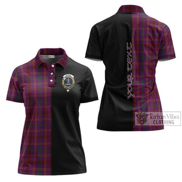 McCall (Caithness) Tartan Women's Polo Shirt with Family Crest and Half Of Me Style Women - Tartan Vibes Clothing