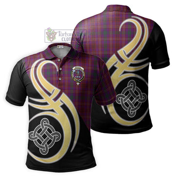 McCall (Caithness) Tartan Polo Shirt with Family Crest and Celtic Symbol Style Kid - Tartan Vibes Clothing