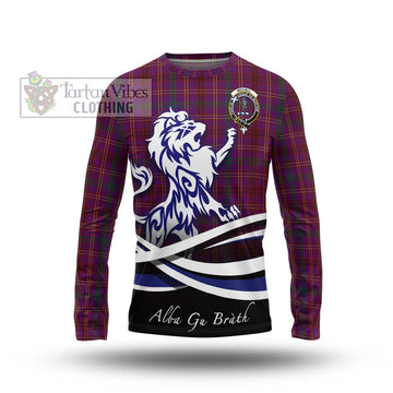 McCall (Caithness) Tartan Long Sleeve T-Shirt with Alba Gu Brath Regal Lion Emblem Unisex - Tartan Vibes Clothing