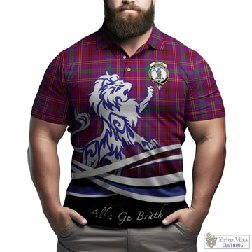McCall (Caithness) Tartan Polo Shirt with Alba Gu Brath Regal Lion Emblem Kid - Tartan Vibes Clothing