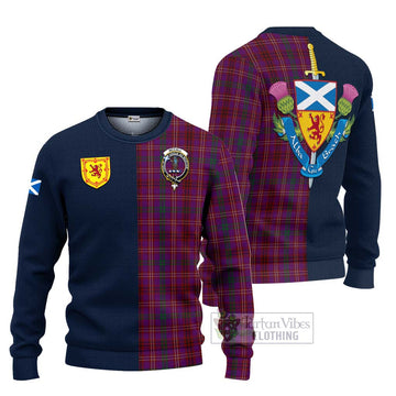 McCall (Caithness) Tartan Ugly Sweater Alba with Scottish Lion Royal Arm Half Style Unisex - Tartan Vibes Clothing