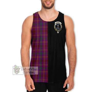 McCall (Caithness) Tartan Men's Tank Top with Family Crest and Half Of Me Style Men - Tartan Vibes Clothing