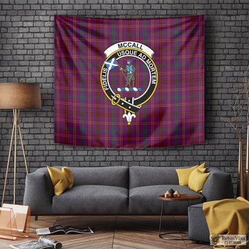 McCall (Caithness) Tartan Tapestry Wall Hanging and Home Decor for Room with Family Crest Tapestry - Tartan Vibes Clothing