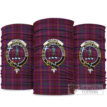 McCall (Caithness) Tartan Neck Gaiters, Tartan Bandanas, Tartan Head Band with Family Crest package One Size - Tartan Vibes Clothing