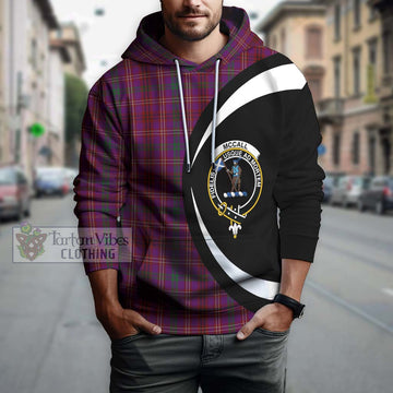 McCall (Caithness) Tartan Hoodie with Family Crest Circle Style Zip Hoodie - Tartan Vibes Clothing