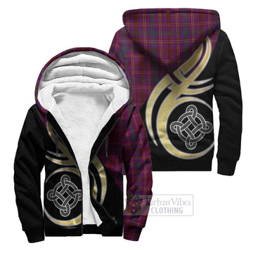 McCall (Caithness) Tartan Sherpa Hoodie with Family Crest and Celtic Symbol Style Unisex S - Tartan Vibes Clothing