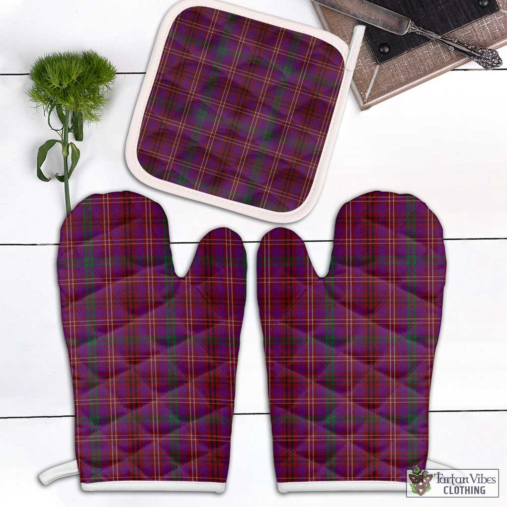 McCall (Caithness) Tartan Combo Oven Mitt & Pot-Holder Combo 2 Oven Mitt & 1 Pot-Holder Black - Tartan Vibes Clothing
