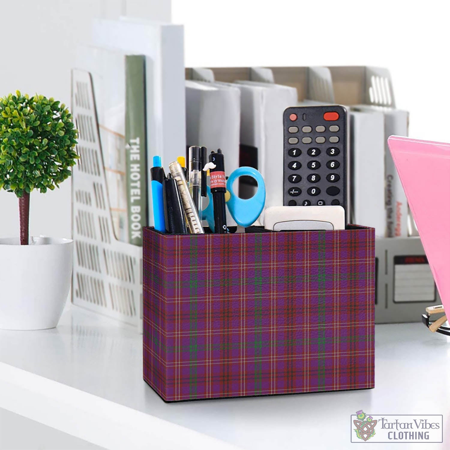 McCall (Caithness) Tartan Pen Holder One Size 5.9"(L)*2.7"(W)*4.3"(H) - Tartan Vibes Clothing