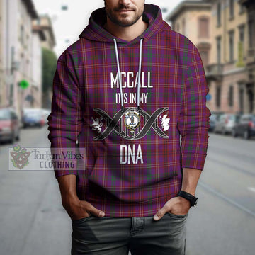 McCall (Caithness) Tartan Hoodie with Family Crest DNA In Me Style Pullover Hoodie - Tartan Vibes Clothing