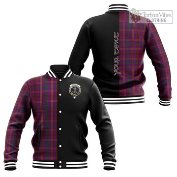 McCall (Caithness) Tartan Baseball Jacket with Family Crest and Half Of Me Style Unisex - Tartan Vibes Clothing