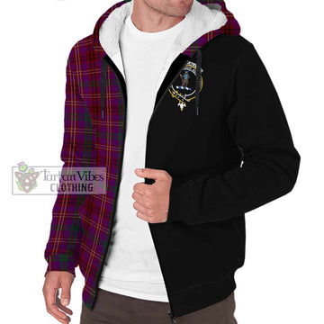 McCall (Caithness) Tartan Sherpa Hoodie with Family Crest and Half Of Me Style Unisex S - Tartan Vibes Clothing