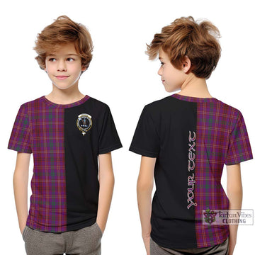 McCall (Caithness) Tartan Kid T-Shirt with Family Crest and Half Of Me Style Youth XL Size14 - Tartan Vibes Clothing