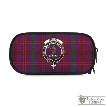 Tartan Vibes Clothing McCall (Caithness) Tartan Pen and Pencil Case with Family Crest