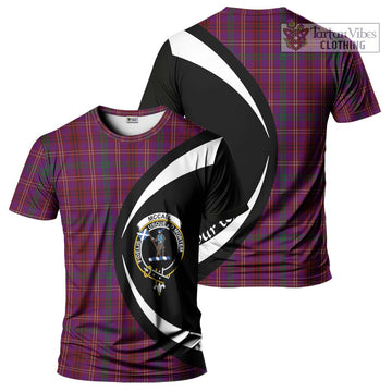 McCall (Caithness) Tartan T-Shirt with Family Crest Circle Style Kid's Shirt - Tartan Vibes Clothing