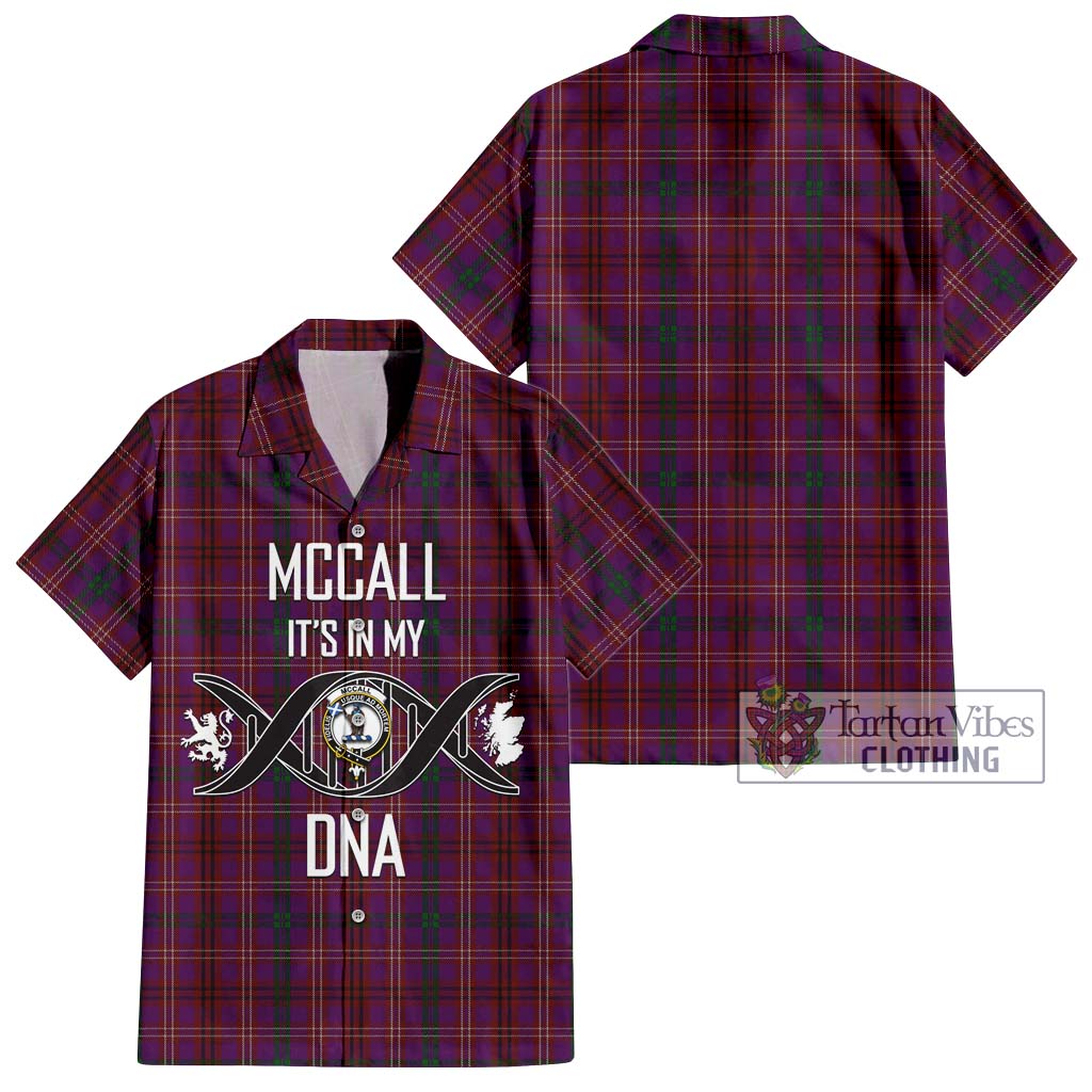 McCall (Caithness) Tartan Hawaiian Shirt with Family Crest DNA In Me Style Kid - Tartan Vibes Clothing