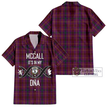 McCall (Caithness) Tartan Hawaiian Shirt with Family Crest DNA In Me Style Kid - Tartan Vibes Clothing