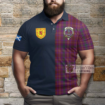 McCall (Caithness) Tartan Polo Shirt Alba with Scottish Lion Royal Arm Half Style - Tartan Vibes Clothing